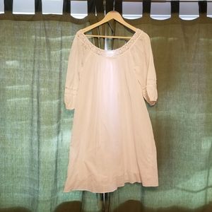 BCBGMaxAzria white summer dress/beach cover up